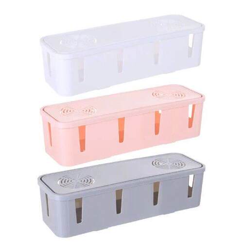 Cable Power Plug Storage Box Cable Organizer for Bedroom