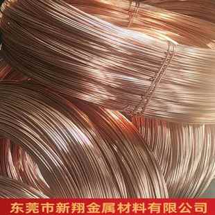 紫铜线铜T1 428C1100铜线氧无铜纯厂铜丝镀锡调直红线1.5家直