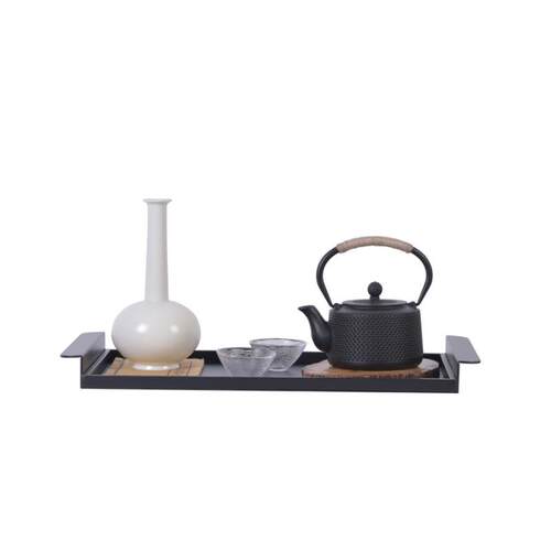 新中式现代花瓶茶具套装组合装饰品样板房软装家居客厅茶室摆件