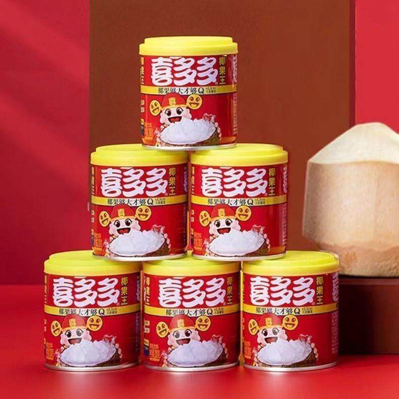 福建特产喜多多椰果王200g水果罐头椰汁大果粒莆田喜宴汤酒席汤