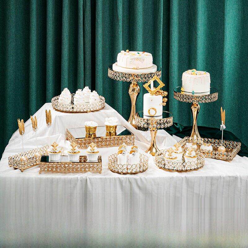 蛋糕甜品架 婚礼甜品台展示架欧式化妆品收纳盒 冷餐茶歇摆台架子