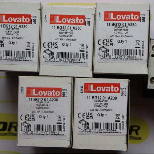 LOVATO接触器11BG1201A230 11BG09T4A230 11BG0910A024