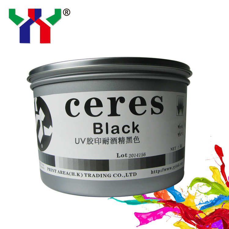 Ceres赛瑞斯胶印UV耐酒精油墨大豆环保四色抗乳化附着力牢固