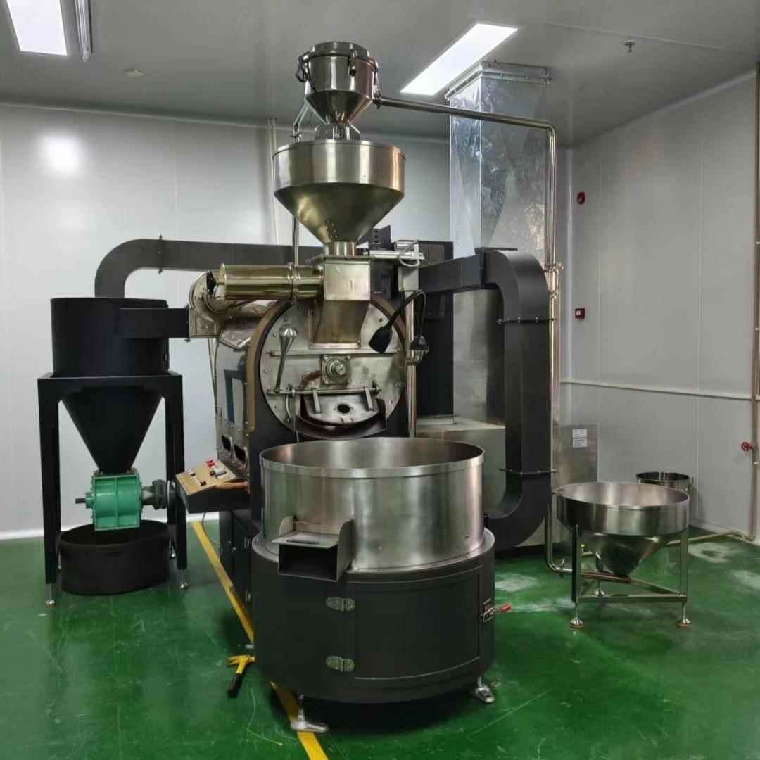 粤鼎锋咖2烘0公斤咖啡烘焙机豆机大型啡工厂烘焙炉咖啡烘RNS设备