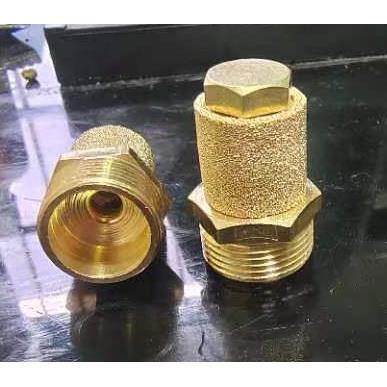 杜瓦罐液氧瓶配件消音器神器 焊接绝热气瓶安全阀消音器铜