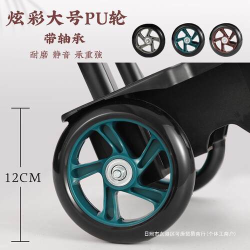 买菜小拉车家用快便递小折推车拉货拉拖车叠携杆车超市购物112233