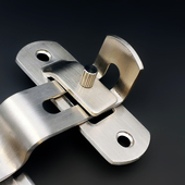 J可调不锈钢防盗扣高低门铝塑门窗插销锁金属防挑锁扣门B