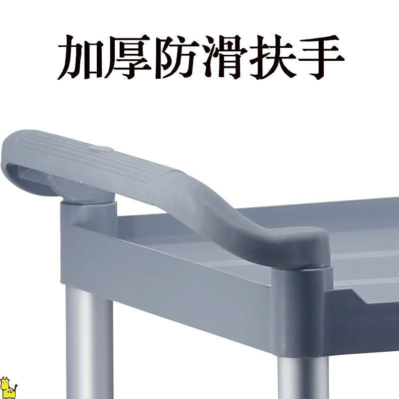 酒店餐车小推车餐厅三层收小手碗送饭店移动收集工具服务车塑料