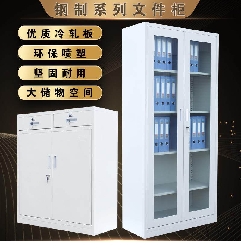 文件柜更衣柜铁皮柜资料柜档案柜员工储物柜财务凭证柜带锁小矮柜