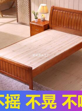 2实木单人床1米成人35米老人M6-205用121米床老式硬板床90cm1宽