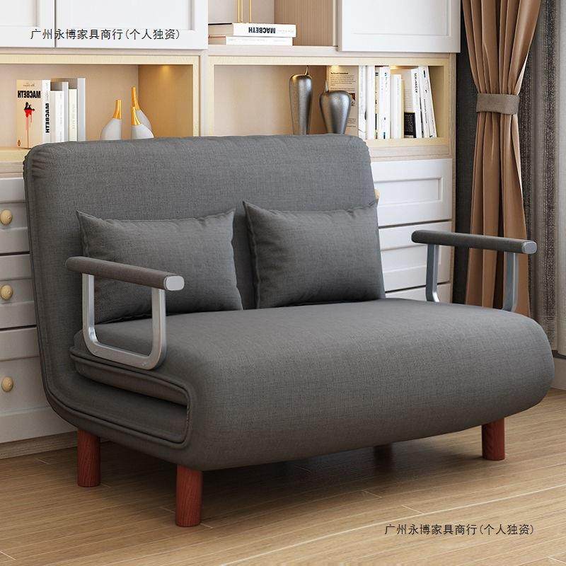 折叠沙发床两用客厅多功能午休懒人沙发省空间单人网红布艺沙发床