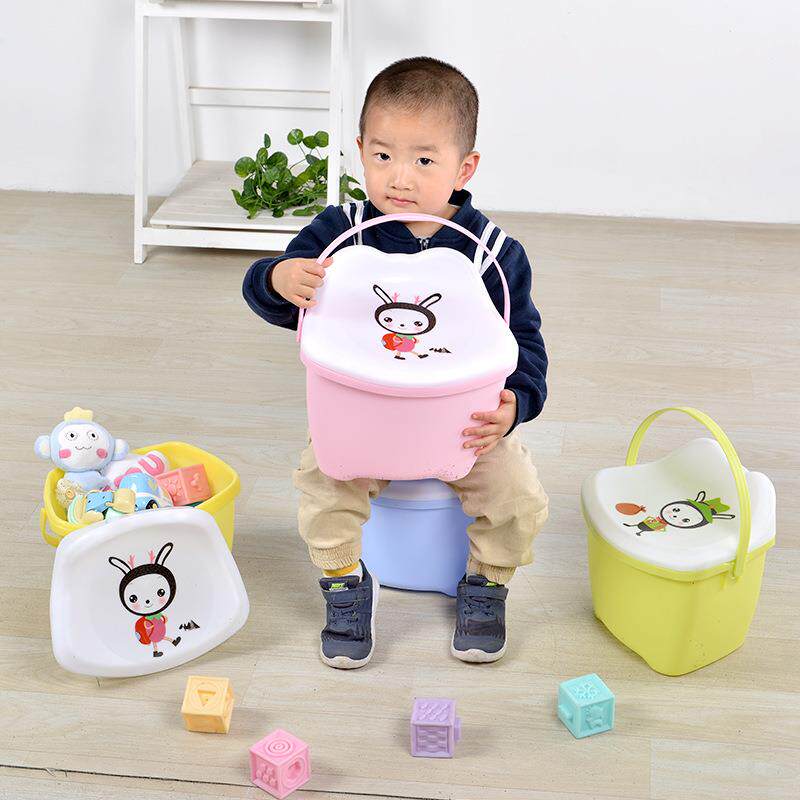 厂家直销 嘟嘟凳 塑料手提多功能储物凳儿童玩具收纳桶创意收纳凳