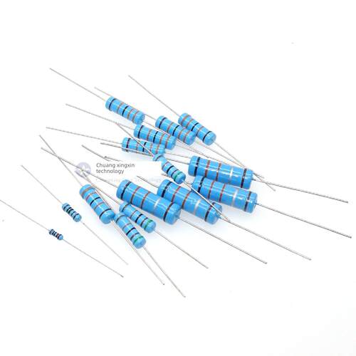 10R-91R欧姆插入式金属膜电阻1/8W/1/6W/1/4W/1/2W/1W/2W/3W/5W