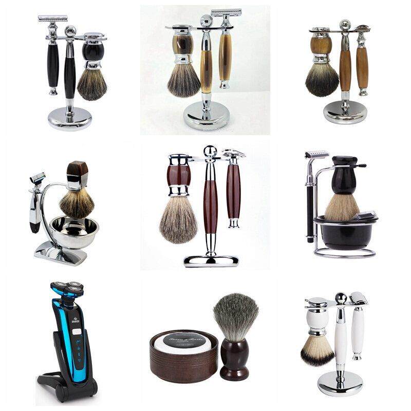 样板房衣帽间摆件装饰品陈列道具卫生间梳妆台男士手动剃须刀套装