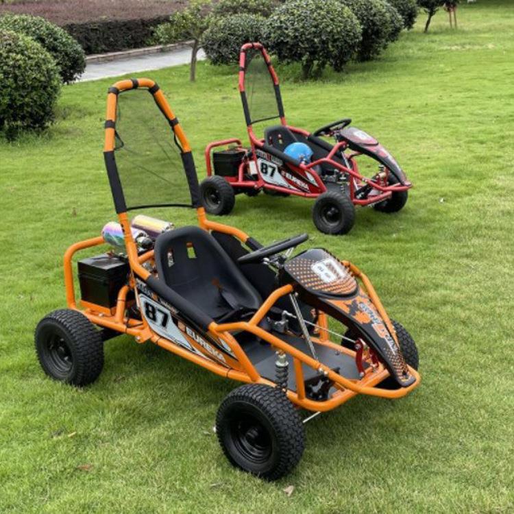 电动款汽油款卡丁车儿童方向盘全地形卡丁车可调时速电动车