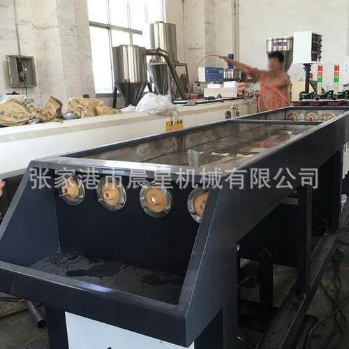 1出4PVC管材生产线 双螺杆塑料型材挤出生产线pvc管材挤出机设备