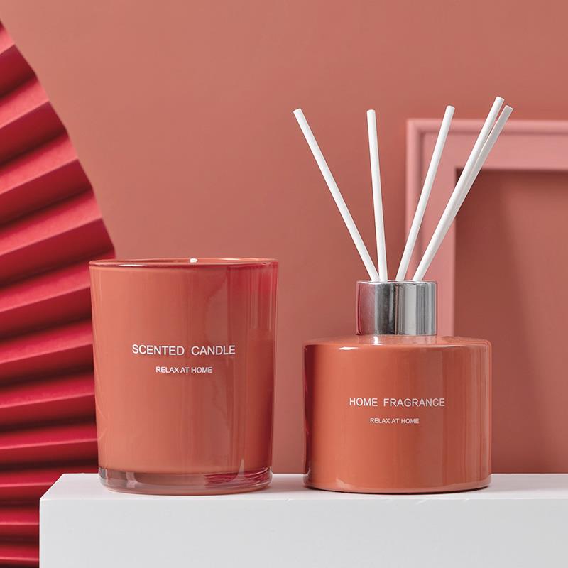 高档香高薰蜡烛散香器礼盒生日礼物蜜送女生礼闺实用创意特别精致