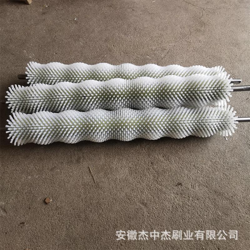 清定制带轴866毛刷辊除尘光伏板扫工器圆筒毛业刷玻璃清洗机辊筒