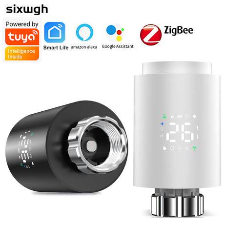 智能温控阀涂鸦Zigbee暖气片阀门APP远程操控支持语音配网关使用