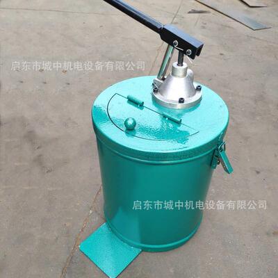 SJB-D60 V25手动加油泵0.63 3.15MPa轴承润滑卡车补脂便携压杆式