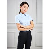 双蓝条工作裤 银行制服员工装 作外套行服装 高档建行工服纹女西套装