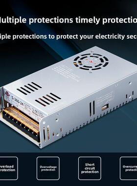 深圳明威S-360W-24V15A开关电源220 ~ 12V30A集中电源监控5V 48V3