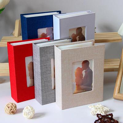 新品4R6寸100张布面插页式相册photo album厂家现货好用爆款