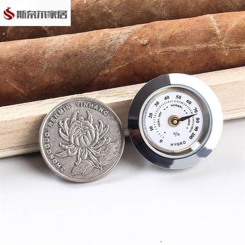 28mm迷你湿度计吉他盒专用湿度表高精度家用便携式 机械
