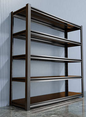 家用货架置物架多层落地仓库阳台储藏室杂物间商用超市钢制收纳架