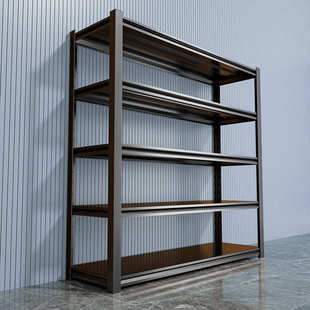 家用货架置物架多层落地仓库阳台储藏室杂物间商用超市钢制收纳架