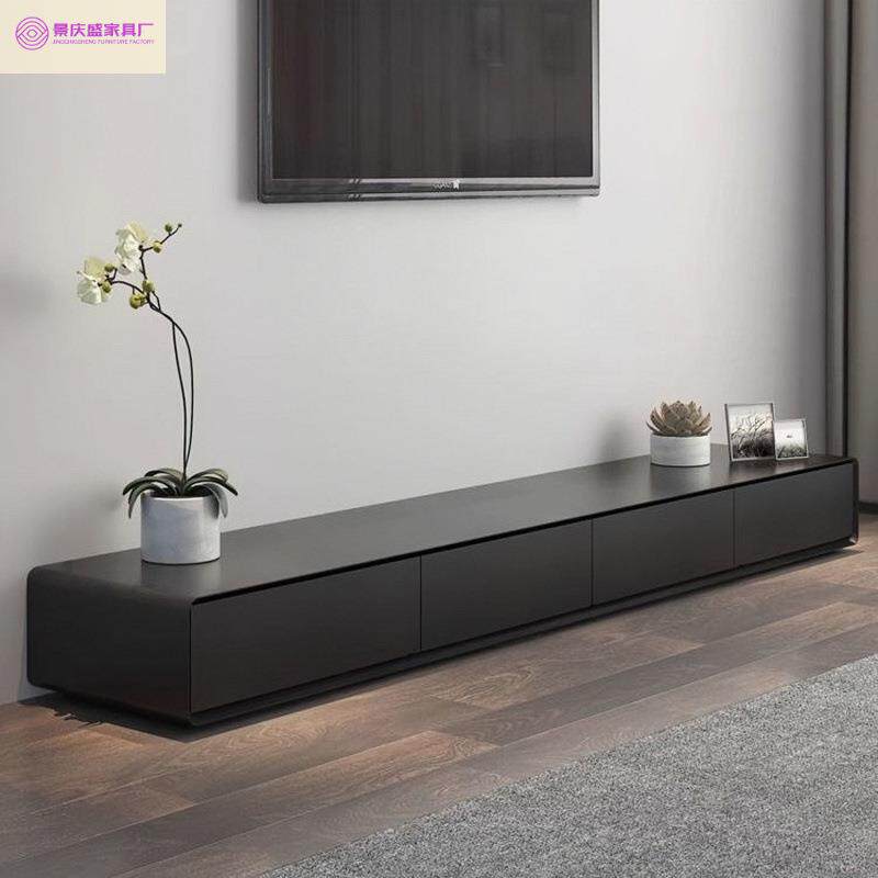 新款现代高级家具古风电视柜极简北欧轻奢新中式加高落地免安装