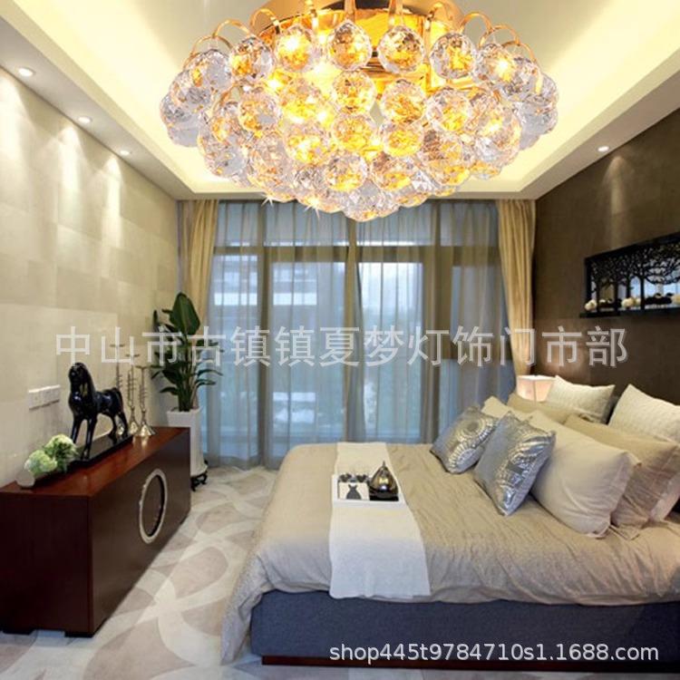 复式楼大吊灯别墅挑高客厅灯具楼中楼跃层中空现代轻奢豪华水晶灯