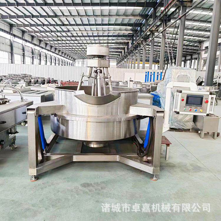 电磁加热火锅炒料机 升温快 控温好的底料炒锅 调味品加工机器