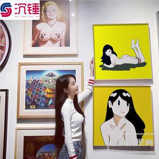 天野健版画潮流艺术家TakeruAmanoVenus客厅装饰画抽象女孩壁画