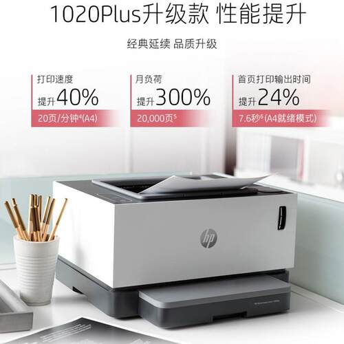 全新NS1020黑白激光打印机原装1005W无线打印一体机复印扫描办公