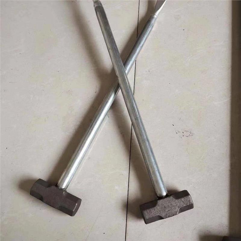 锤撬八角锤撬棍一体两用锤子撬棍工地建筑重型钢管柄八角锤半挂车