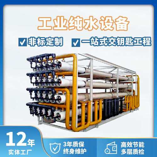 大型一级RO纯水设备厂家双级反渗透纯水设备废水污水处理设备厂