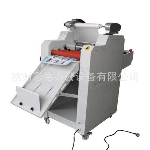 WDFM390A全自动覆膜机 自动进纸俢边冷裱机照片裁切过膜机
