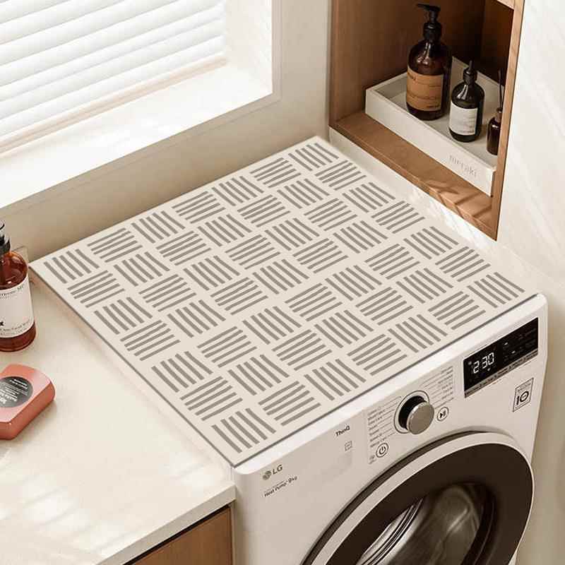 洗衣机防尘套罩微波炉皮革盖布冰箱免洗盖巾防水垫子家居装饰