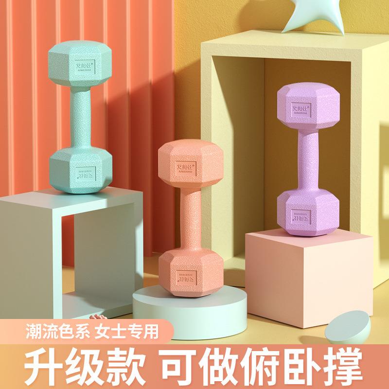 哑铃女士健身家用器材一对学生练手臂腹肌锻炼运动儿童小哑铃外贸