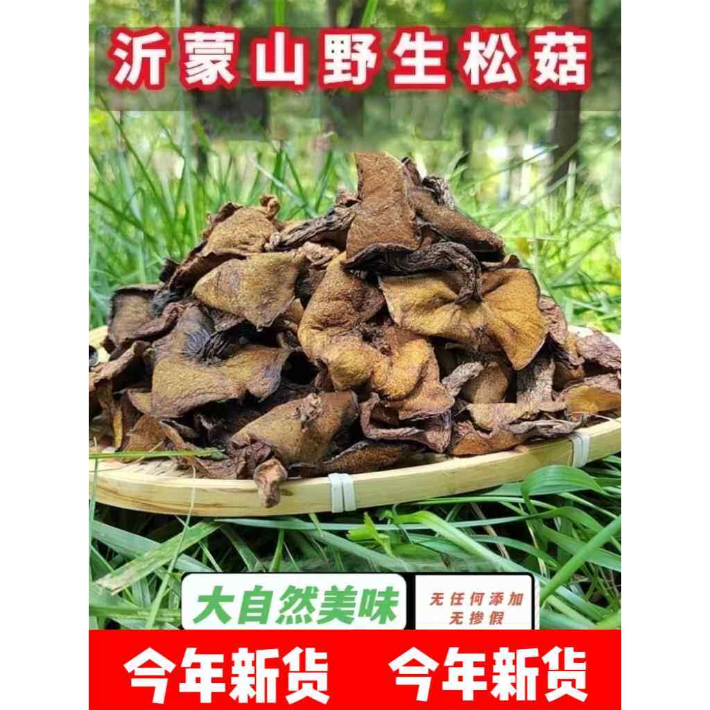 松菇松蘑菇山蛾子沂蒙山食用菌粘团子山货干货炖鸡料山东特产