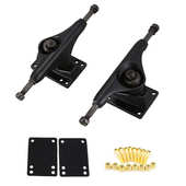 动作板支架双翘金色5inch桥5钉桥架英寸四轮滑板铝镁合金垫片