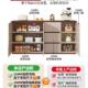 约全实木110825餐边柜靠客墙一体储物柜厅收纳柜现代简物橱柜家用