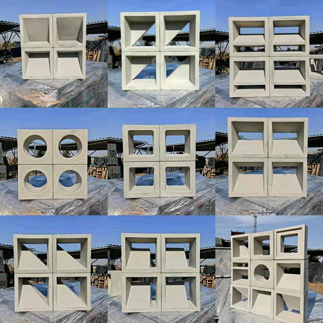 水泥空心砖背景墙单双面网红砖发泡陶瓷造型隔断艺术砖厂家隔音砖