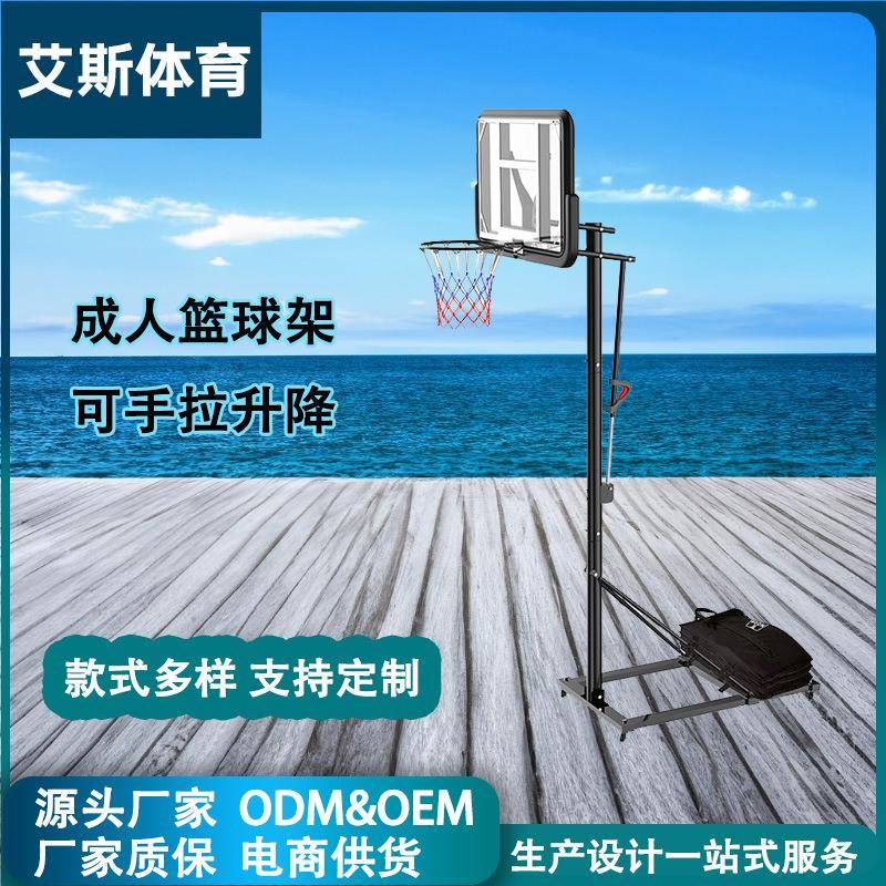 成人青少年可移动可升降篮球架便携式铁底座篮球架可