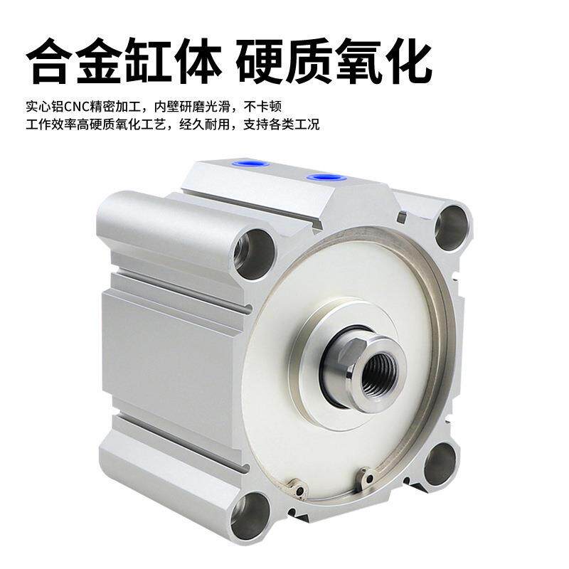 ACQ大缸径重型合金气缸伸缩调节往复薄型气缸ACQ125x5S.气缸配件