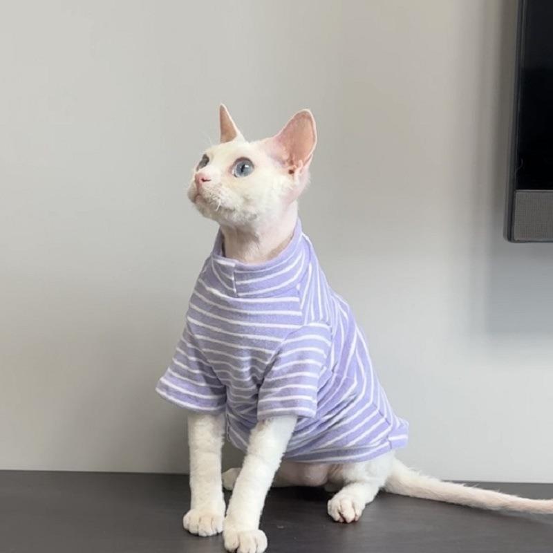 跨境斯芬克斯猫衣服秋冬款无毛猫德文卷毛猫防寒保暖服装