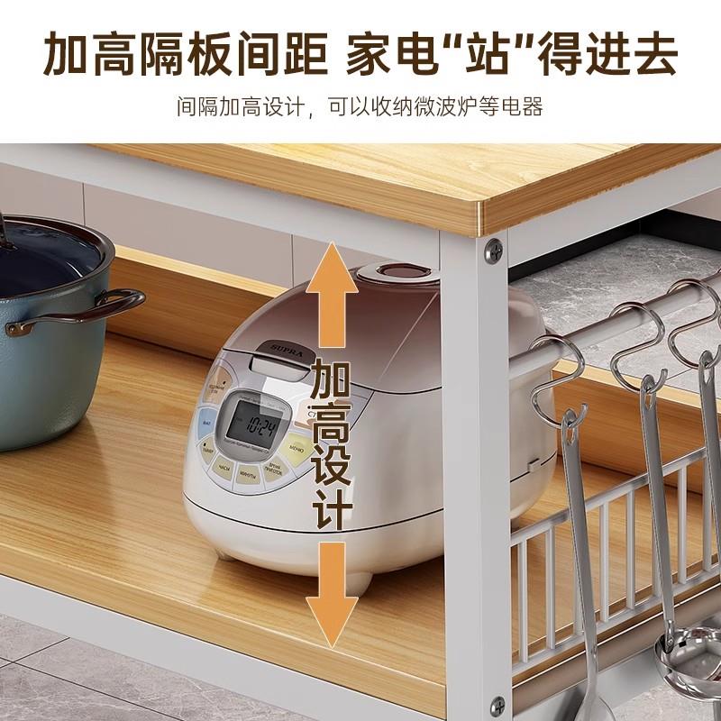 fy888厨房桌家备用用小户型实木餐桌多功能新款家吃饭餐子边桌
