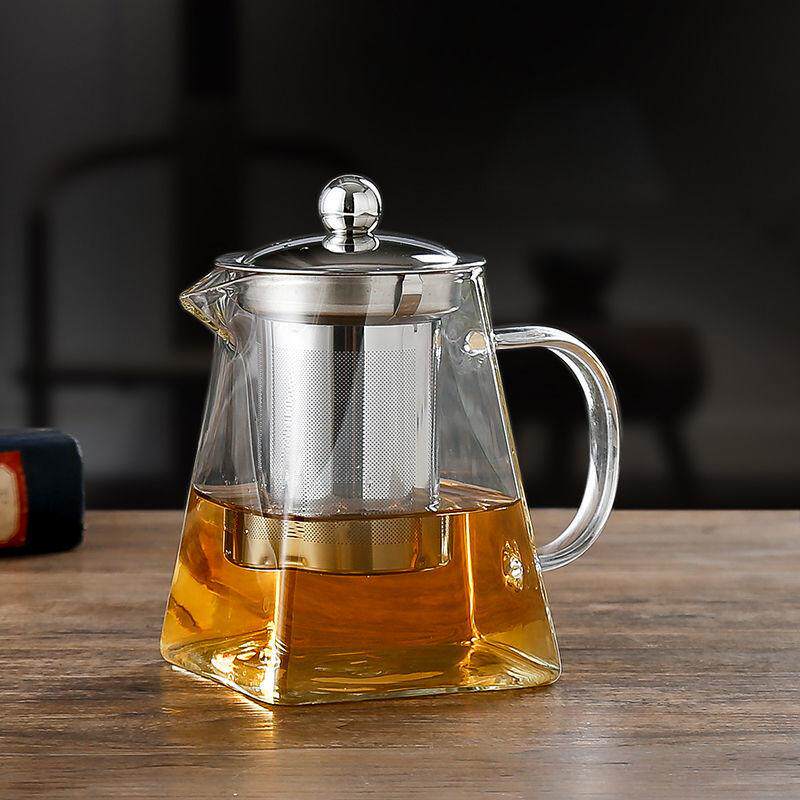 玻璃茶杯茶壶过滤泡茶壶加厚耐高温茶水分离功夫茶具套装花茶水壶