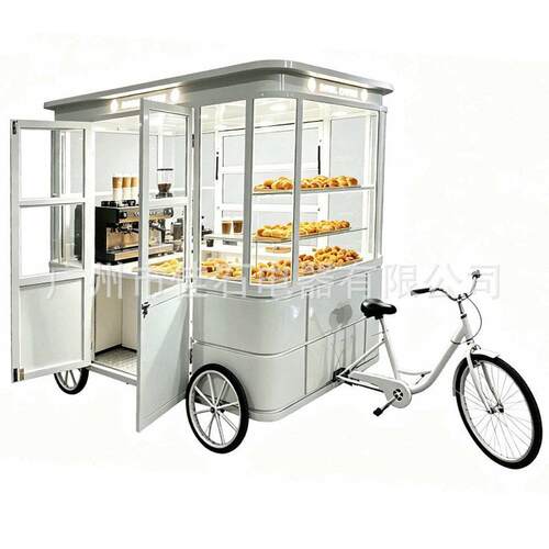 2026新款 多功能烘焙餐车 户外甜品小吃 coffee cart 咖啡售卖车